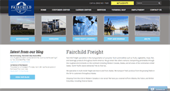 Desktop Screenshot of fairchildfreight.com